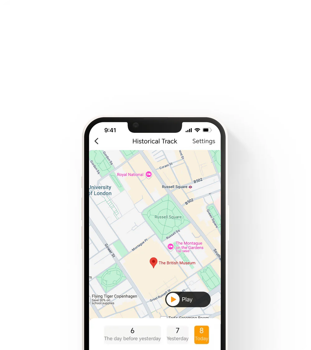 Location Tracking on the imoo App