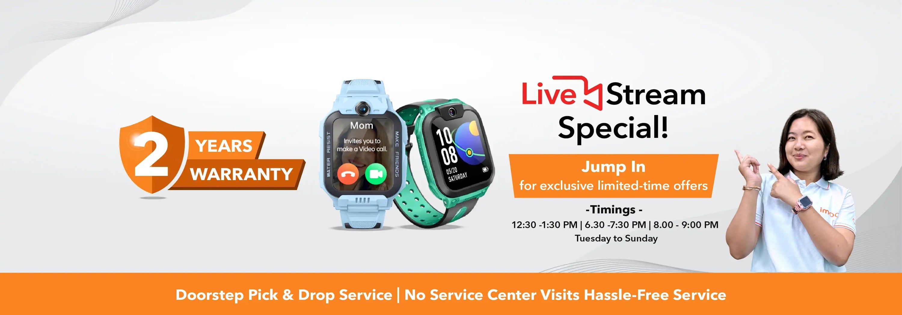 Join the imoo live stream