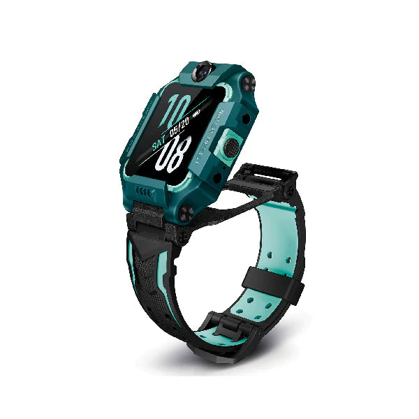 imoo Z6 green smart watch for boys, designed with durability and kid-friendly features for active boys.