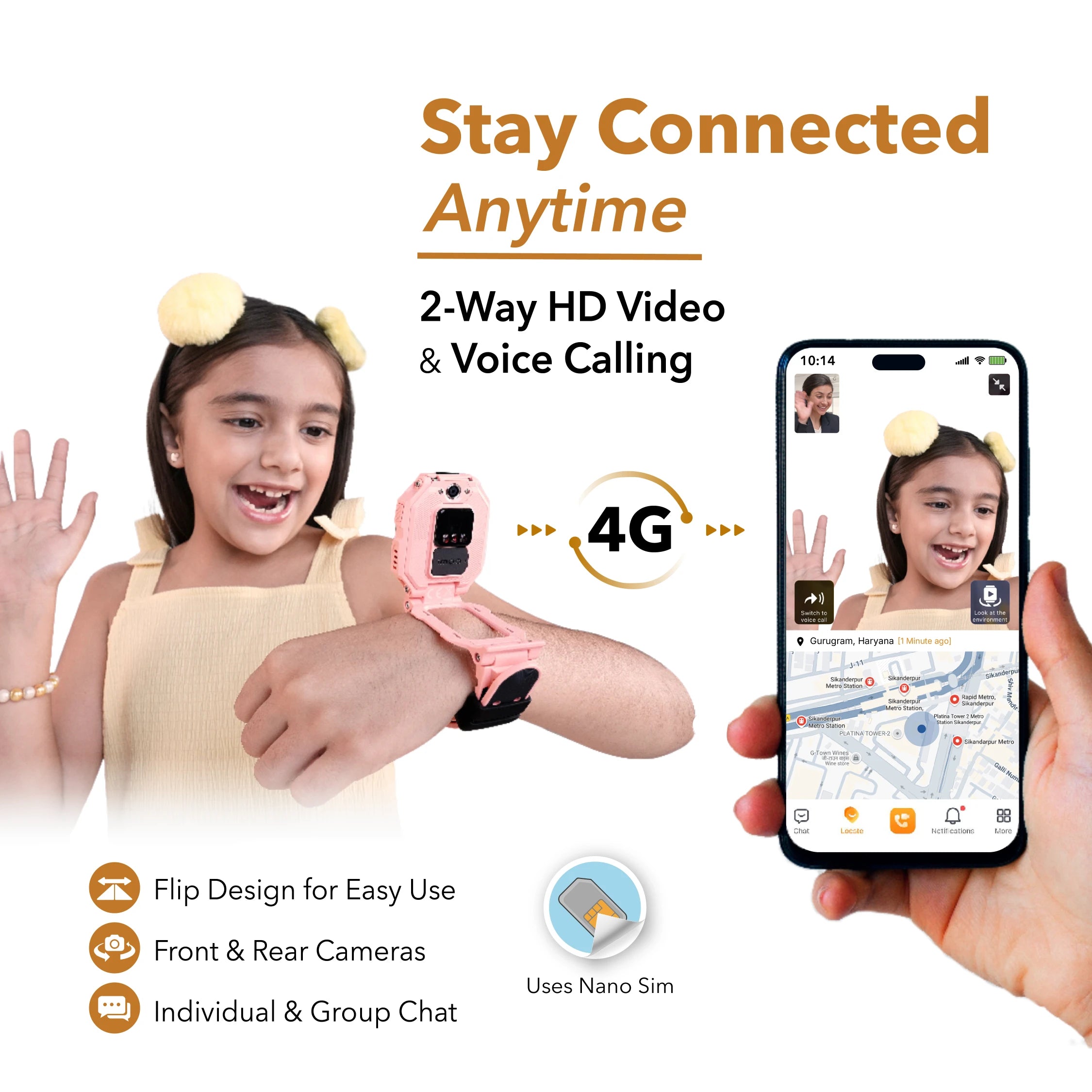 2 Way audio & Video Calling over 4G