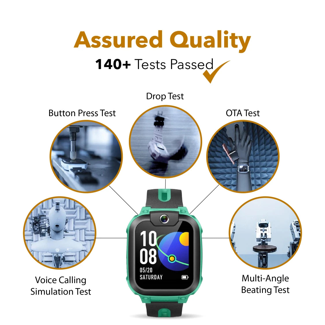 Tested thoroughly for assured quality - imoo watchphones