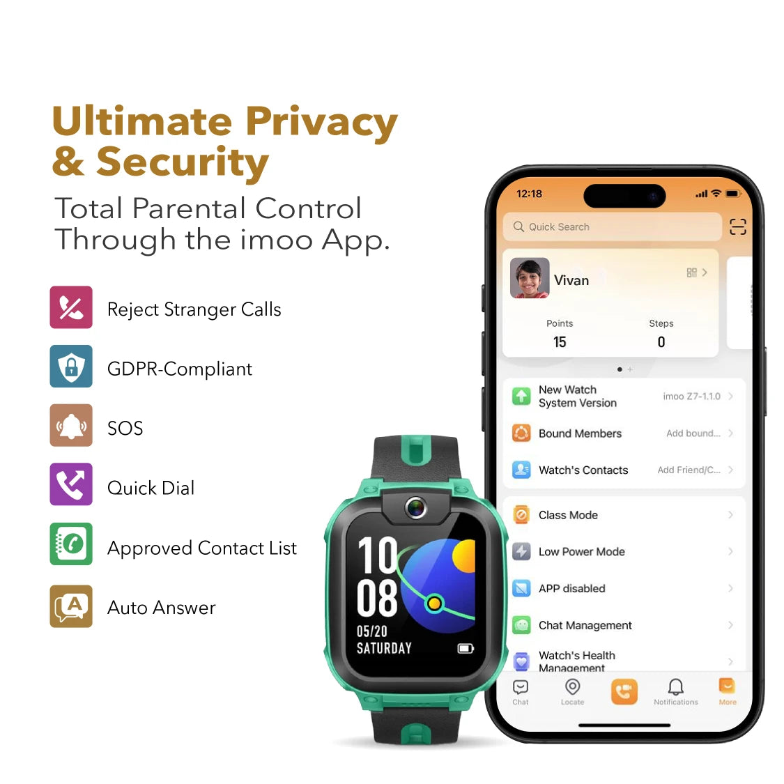 Keep in the know and keep in control with imoo Z1