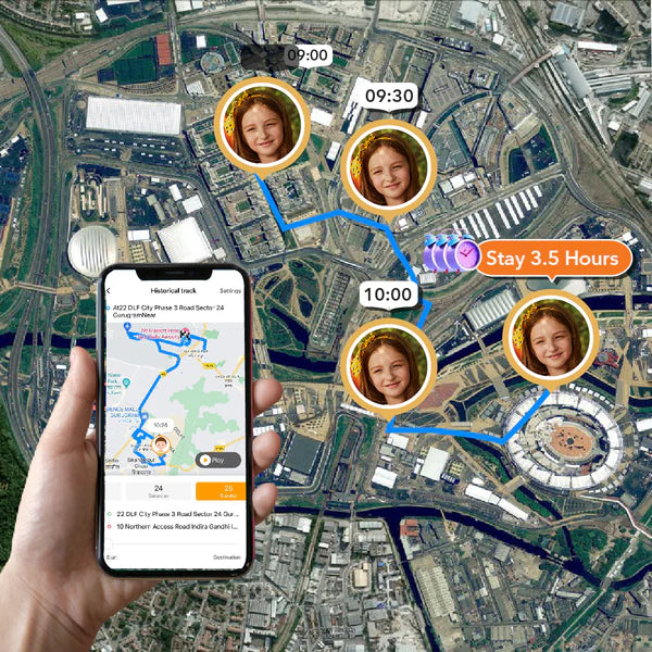 Keep a track of your child's whereabouts with 14 day tracker