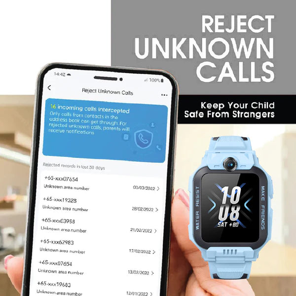 Kids are safe - No stranger calls allowed
