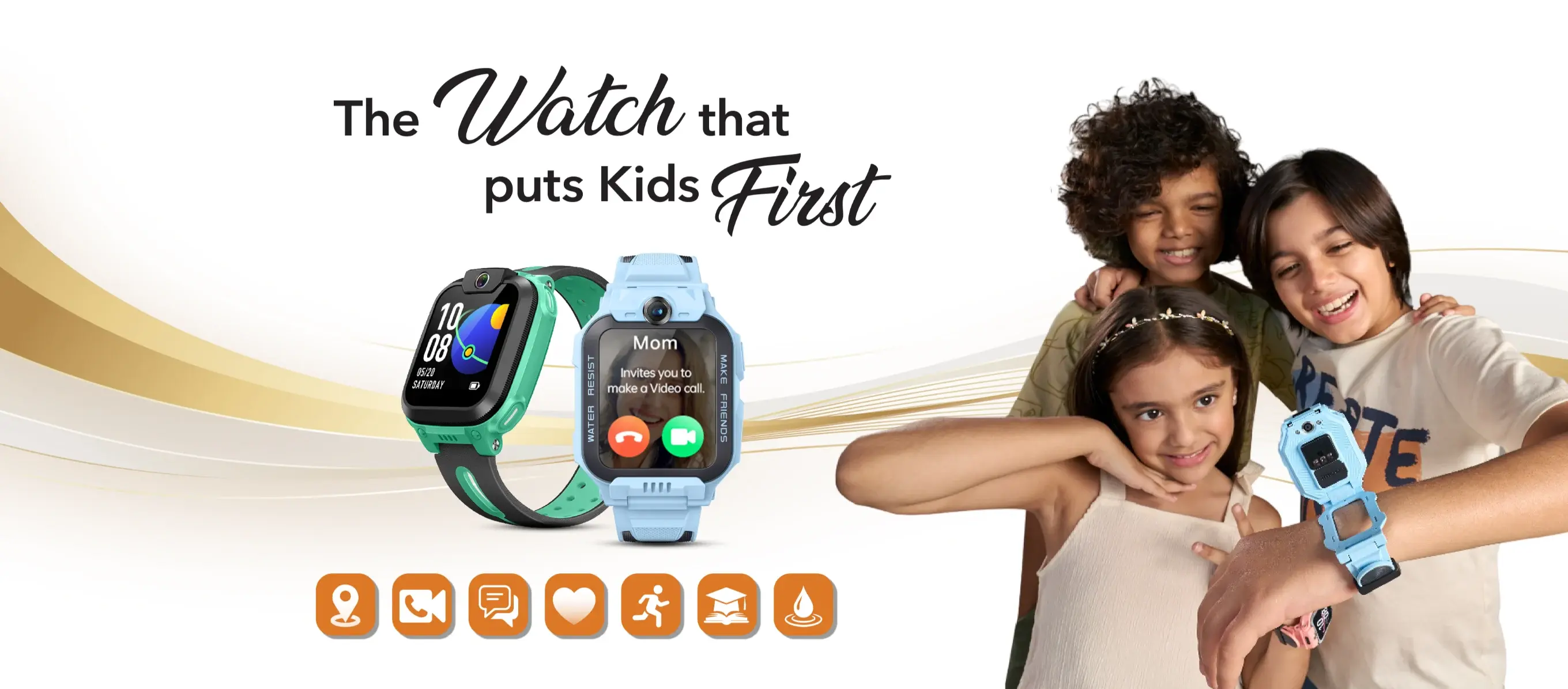 imoo watchphone with built in camera for video calls and selfies and endless more featres
