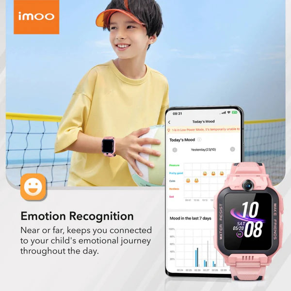 imoo Z7 smartwatch for kid boy, designed with fun features and durability for active young users.