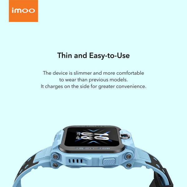 imoo Z7 smart watch for girls, combining a fashionable design with essential safety features and engaging functionalities for young users.